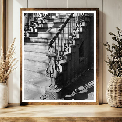 Historic Building in Savannah, Georgia 1853 Photograph