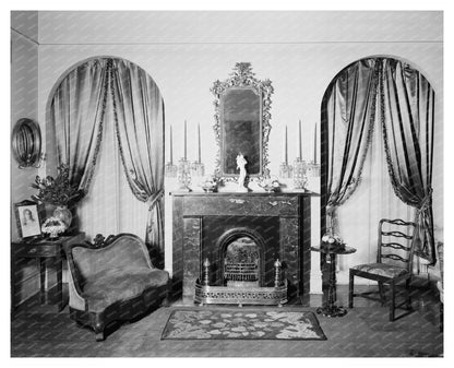 Mid-19th Century Interior Photo, Savannah, GA 1850
