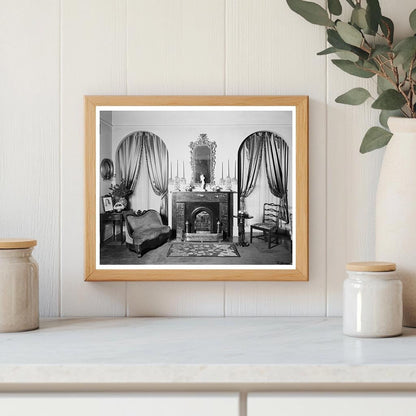 Mid-19th Century Interior Photo, Savannah, GA 1850
