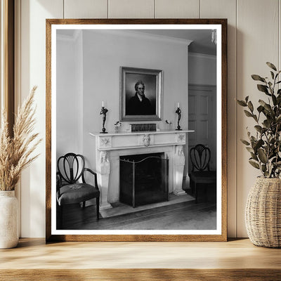 Vintage Interior of 1820 Home in Savannah, GA, 1957