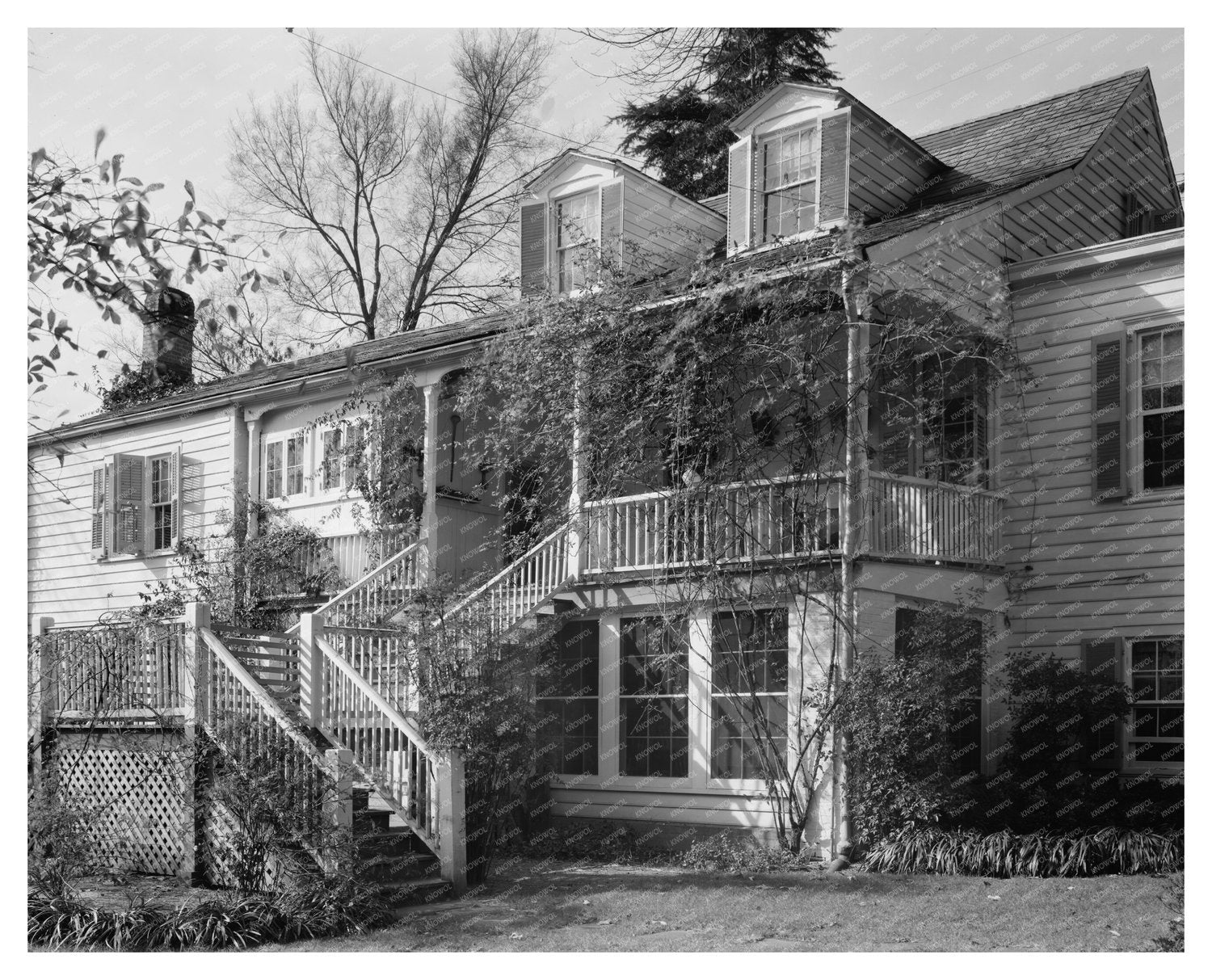 Augusta, GA Vintage Architecture Photo, 1748 Structure
