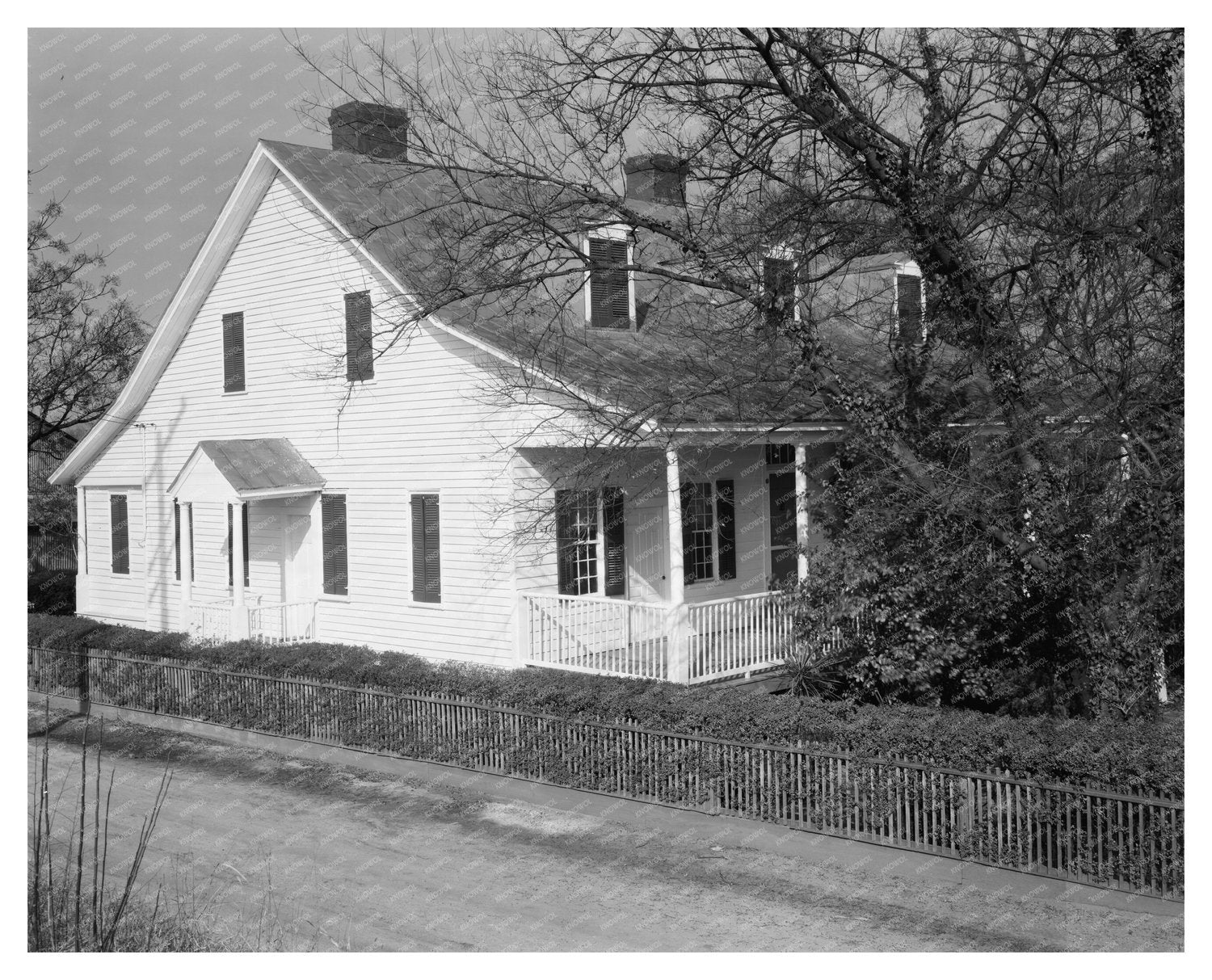 George Waltons Home, Augusta GA, 1953 Vintage Photo