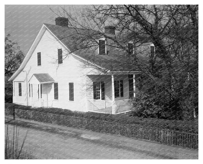 George Waltons Home, Augusta GA, 1953 Vintage Photo
