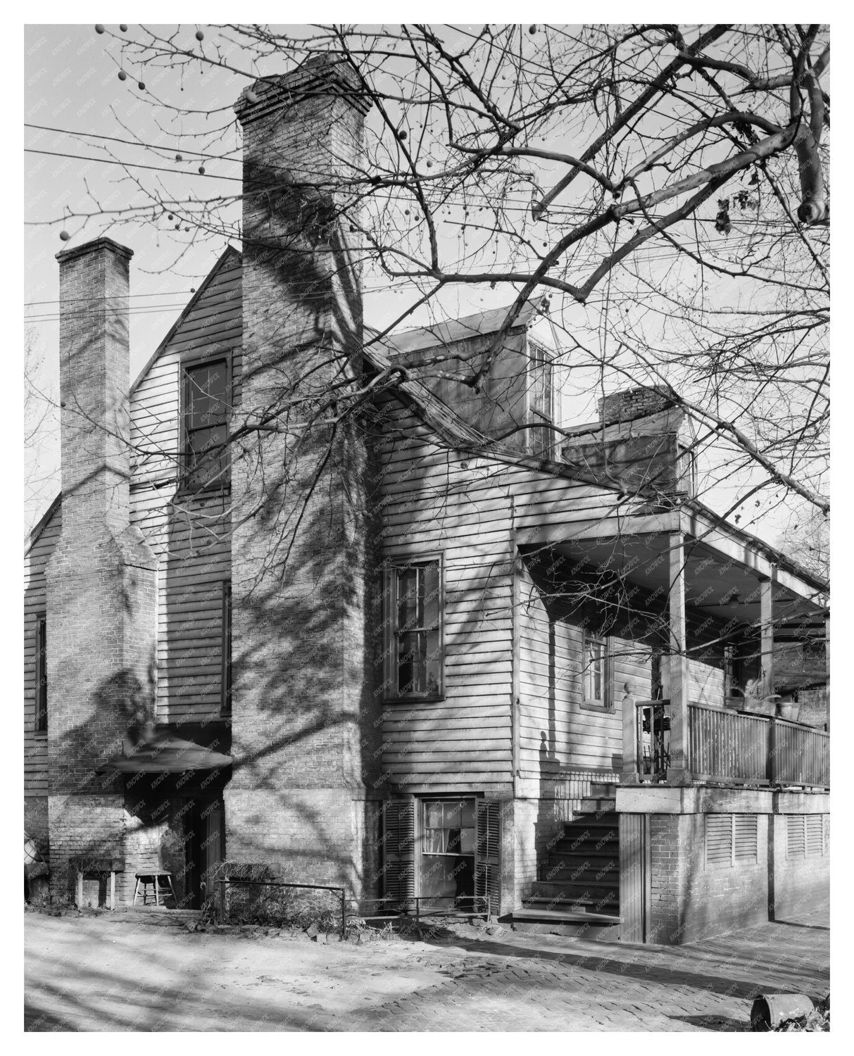 Augusta, GA 1957: Vintage Architecture Photograph