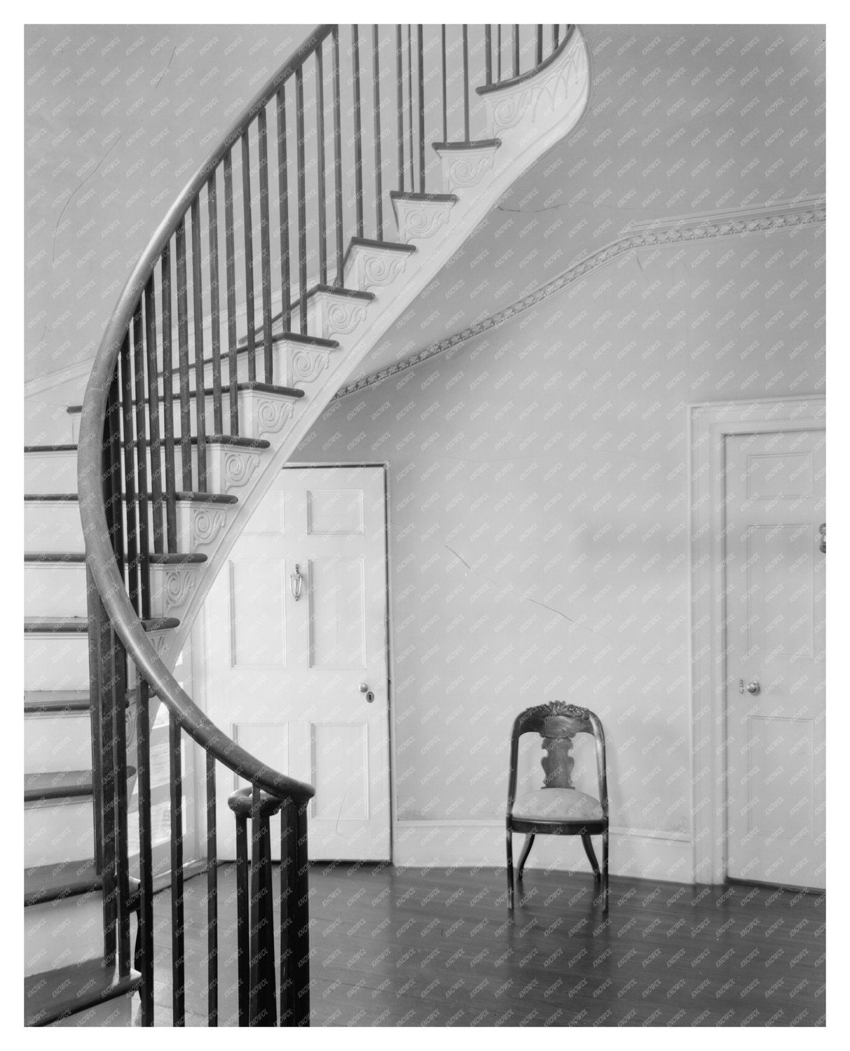 Vintage Interior of Clinton, GA - Early 20th Century Photo