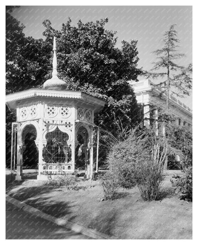 Macon, Georgia Gazebo Photo from 1836 - Carnegie Survey 1957
