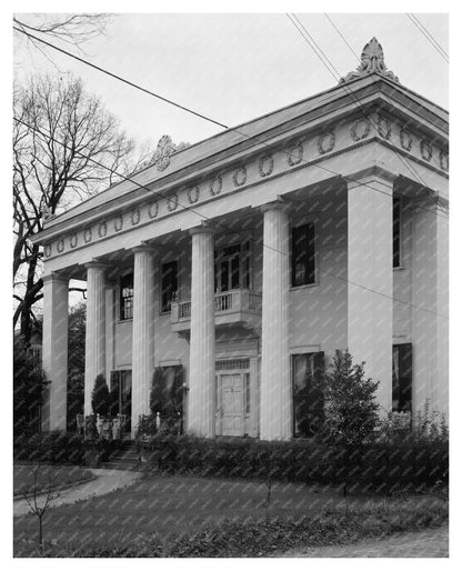 Historic 1847 Building in Macon, GA - Vintage Photo