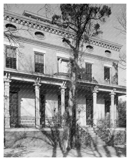 Macon, GA Vintage Architecture Photo - 1953 Preservation