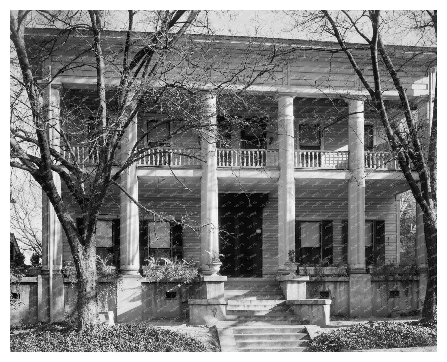 Macon, GA Vintage Architecture Photo, 1953
