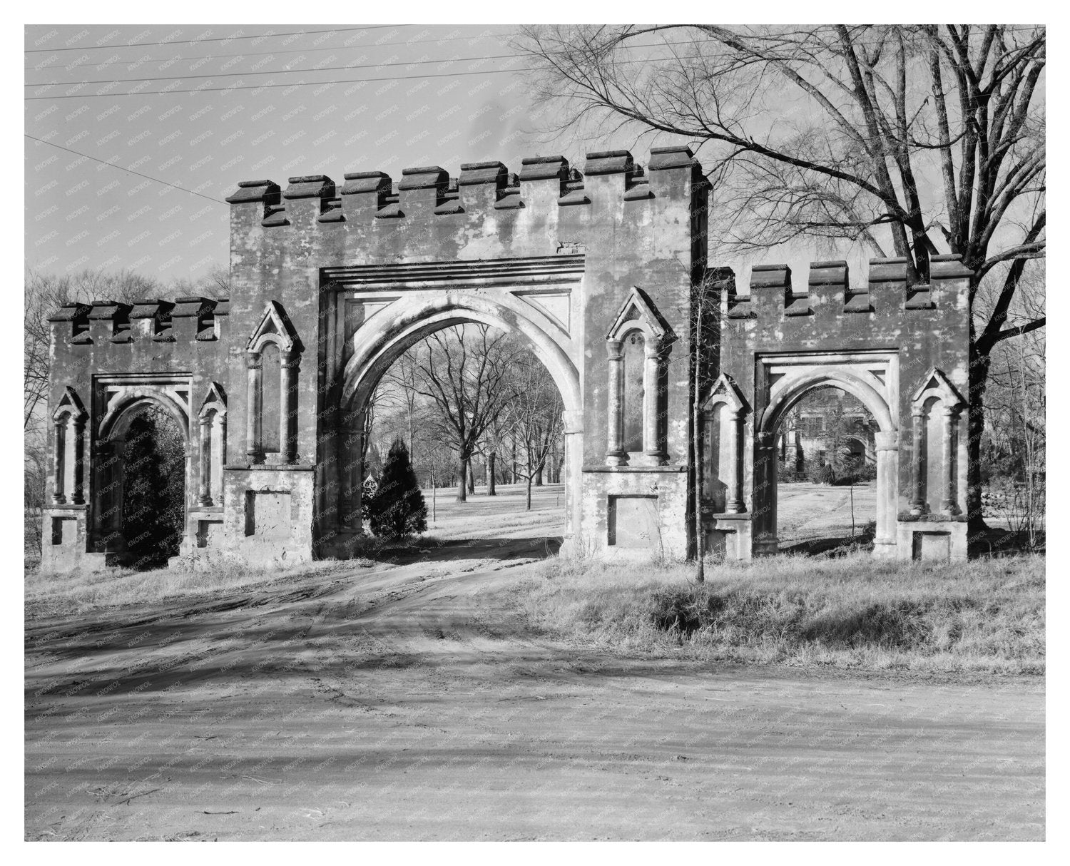Old State Capitol Milledgeville GA 1807 Vintage Photo