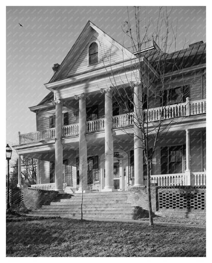 Milledgeville, GA Vintage Architecture Photo, 20th Century
