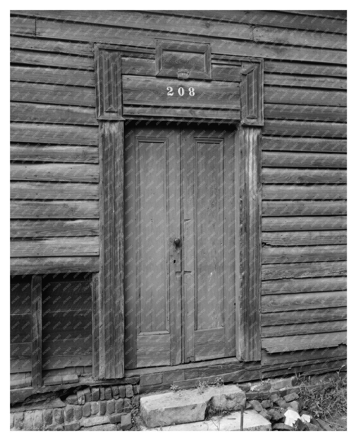 Milledgeville GA Doors Architecture History 1953