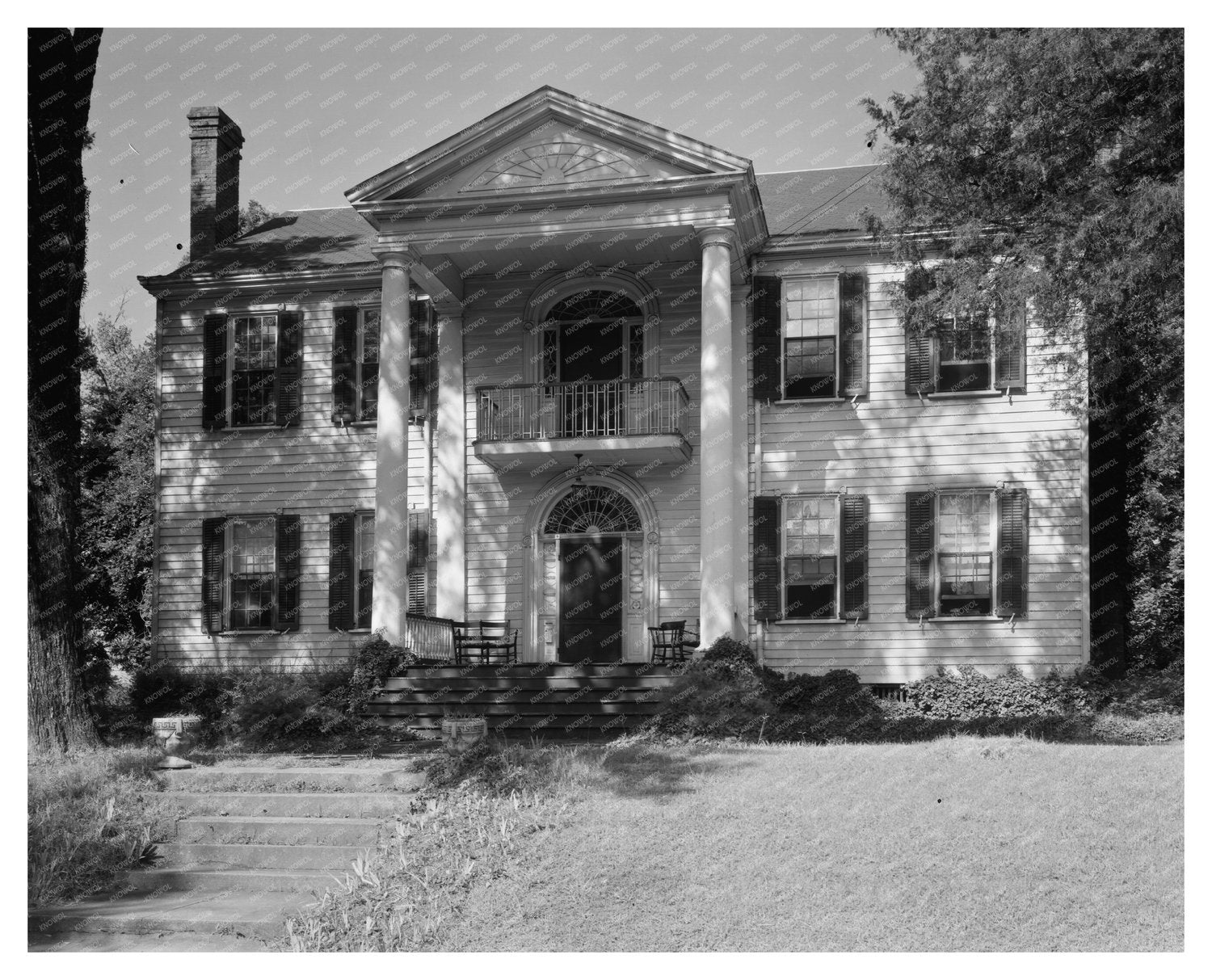 Macon, GA Architectural History - Vintage 1820 Photograph