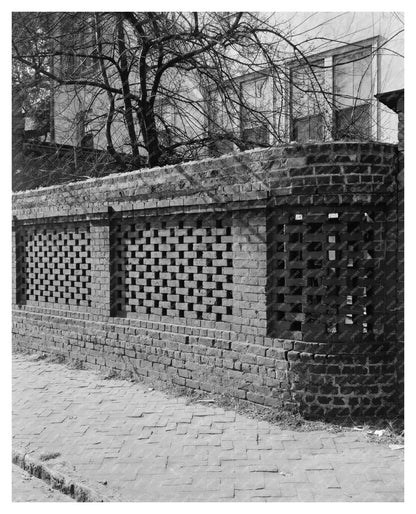 Savannah GA Vintage Architecture Photo, 1733