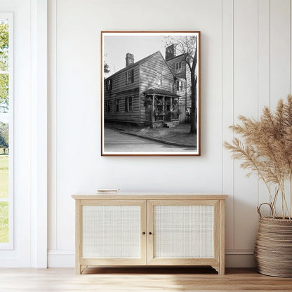 Vintage Savannah Architecture Photo, Georgia 1957