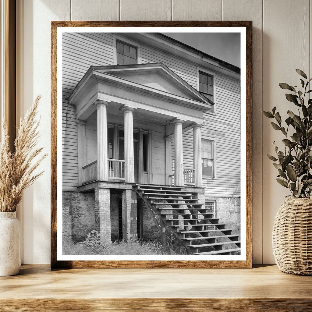 Vintage Athens, Georgia Architecture Photo from the 1950s