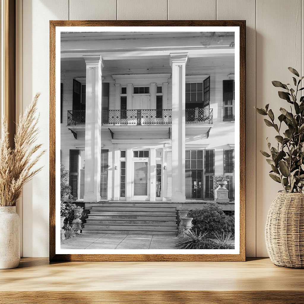 Iris Court, Albany GA, 1848 - Historic Antebellum Photo