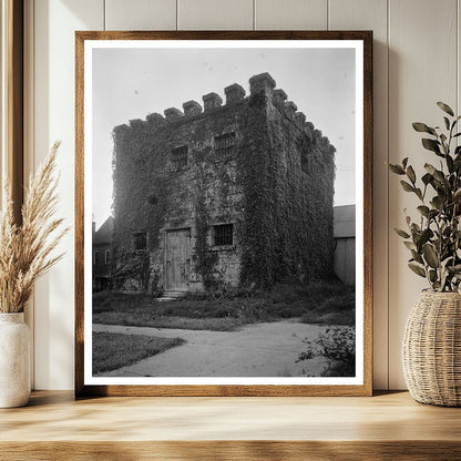 Historic Stone Jail in Greensboro, GA, 1837