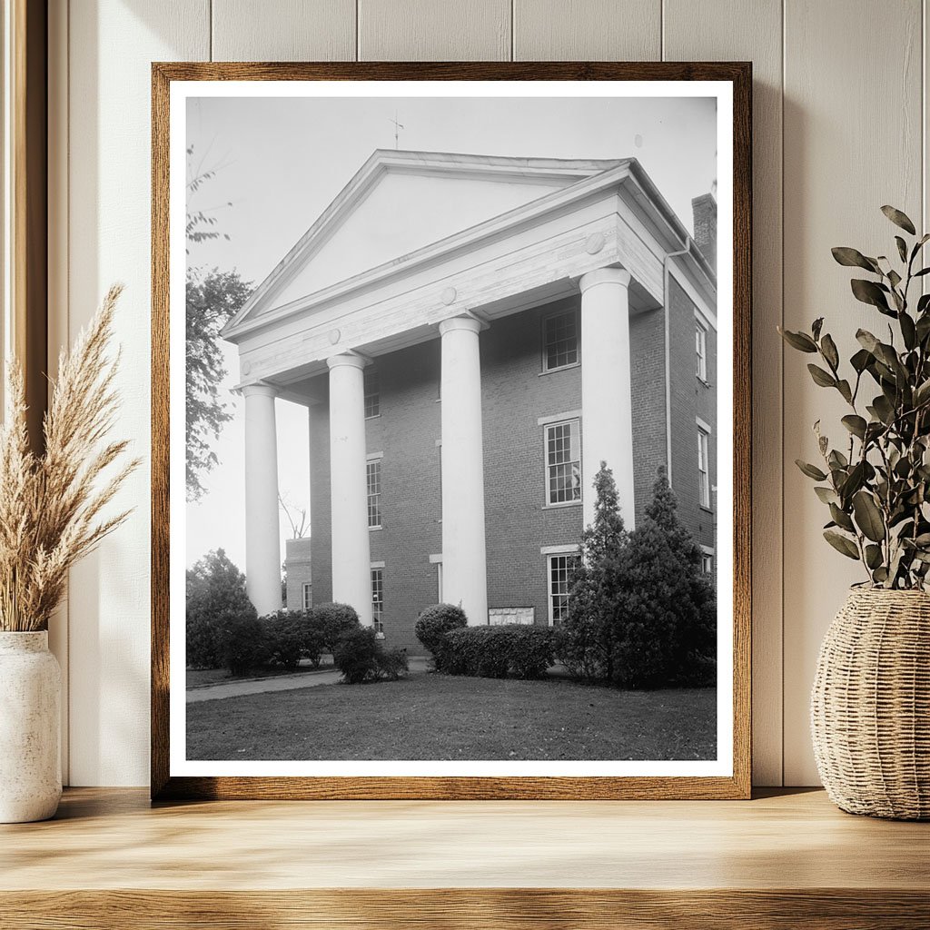 Greensboro Courthouse, Georgia, 1848 - Historical Photo
