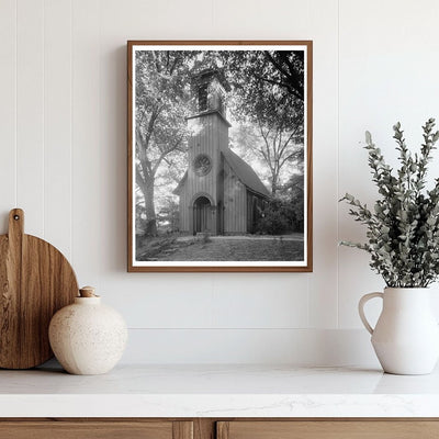Historic Church in Greensboro, GA - 1852 Photo, 1957 Release