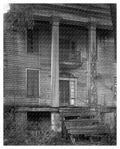 Vintage Penfield House, Greene County, GA - 1953
