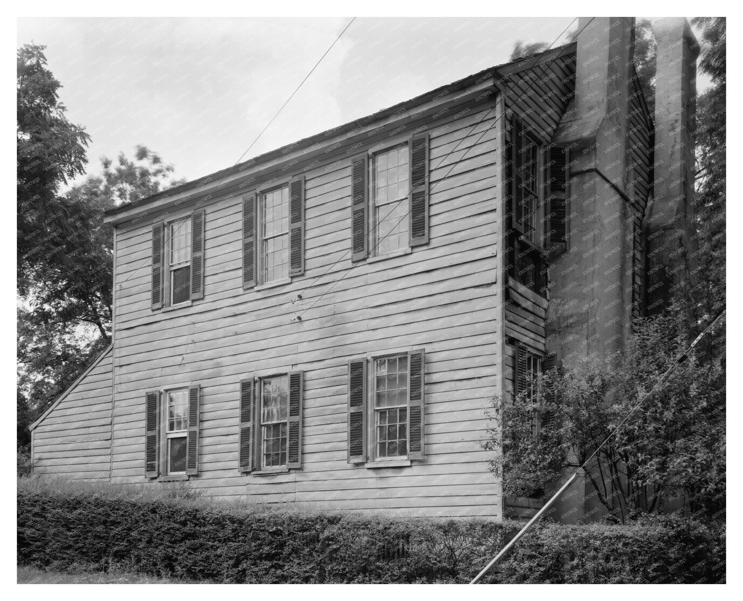 Vintage Architecture in Sparta, Georgia, 1953