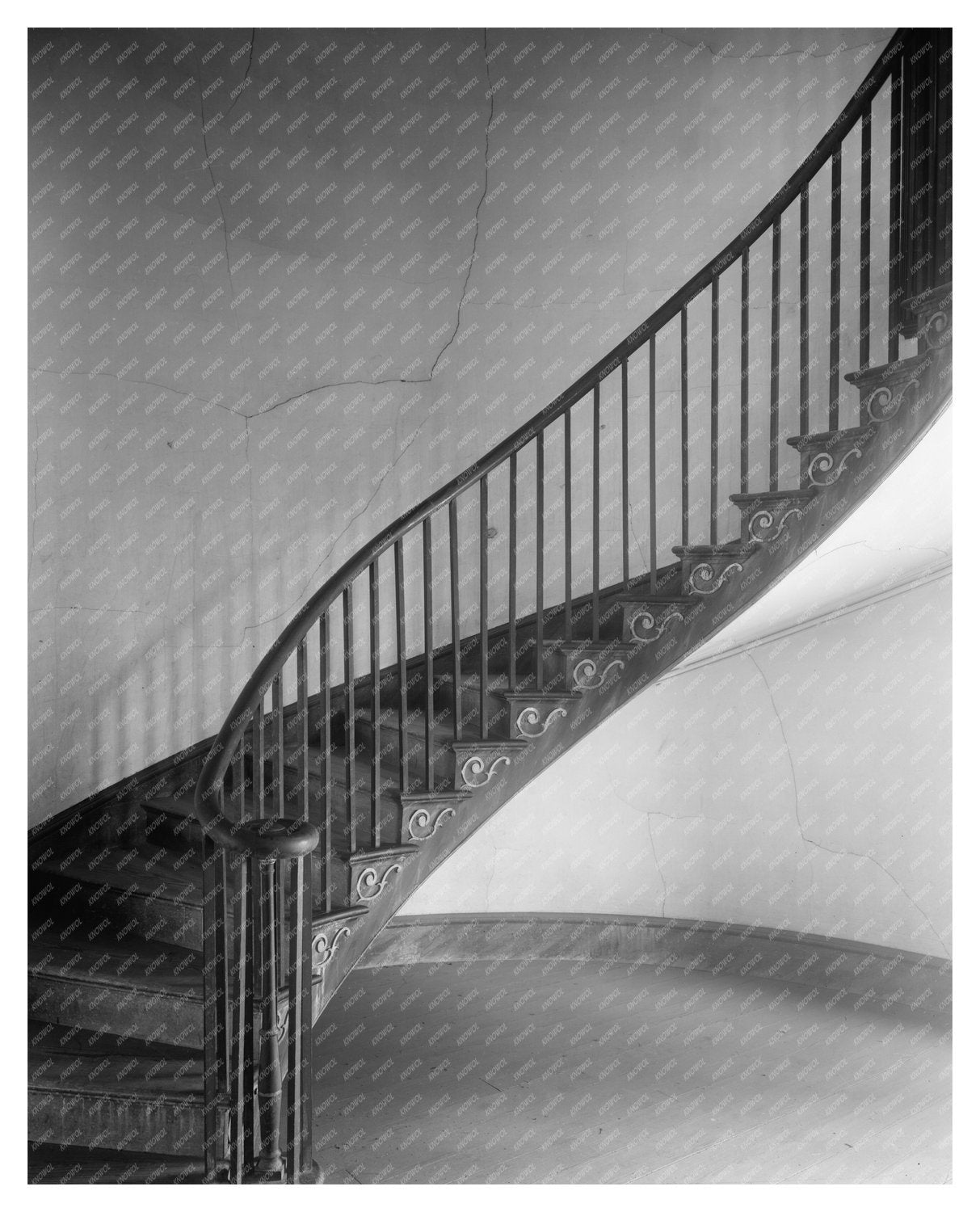 Historic Residence in Haddock, GA - Vintage Photograph 1953