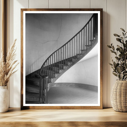 Historic Residence in Haddock, GA - Vintage Photograph 1953