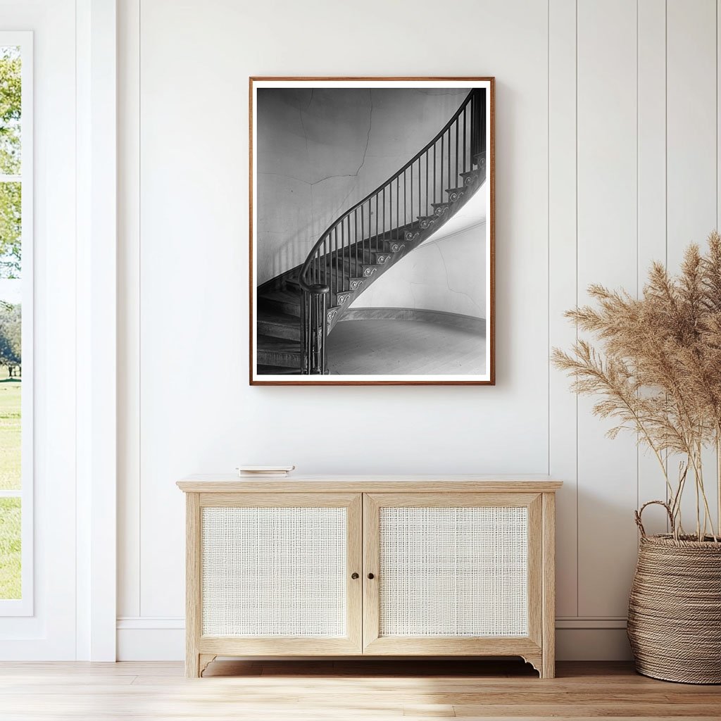 Historic Residence in Haddock, GA - Vintage Photograph 1953