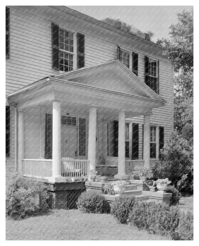 Burney-Lambert House, Madison, Georgia 1838 - Vintage Photo