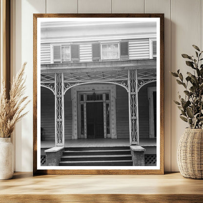1840 Two-Story Frame House in Madison, GA - Vintage Photo