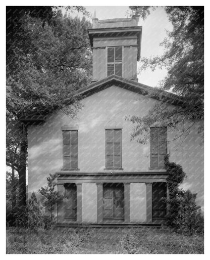 Historic Church in Madison, GA - 1840 Vintage Photo