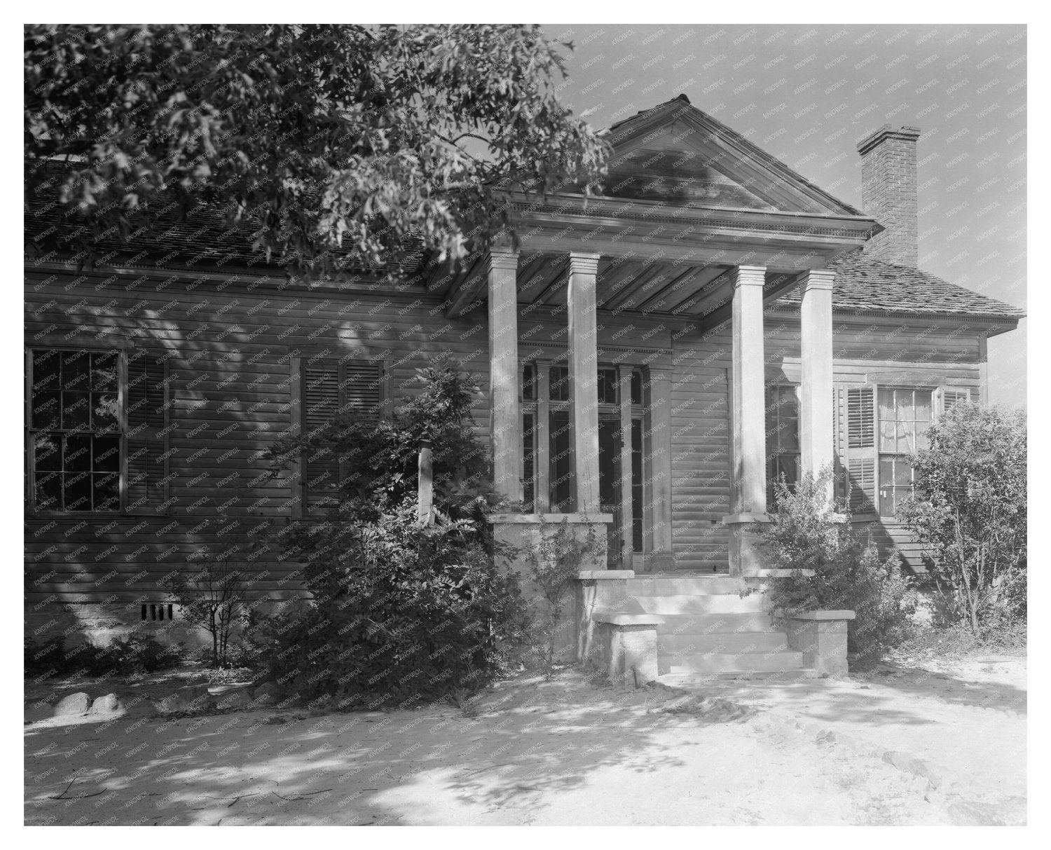 Early 20th Century Lexington, GA Architecture - Vintage Phot