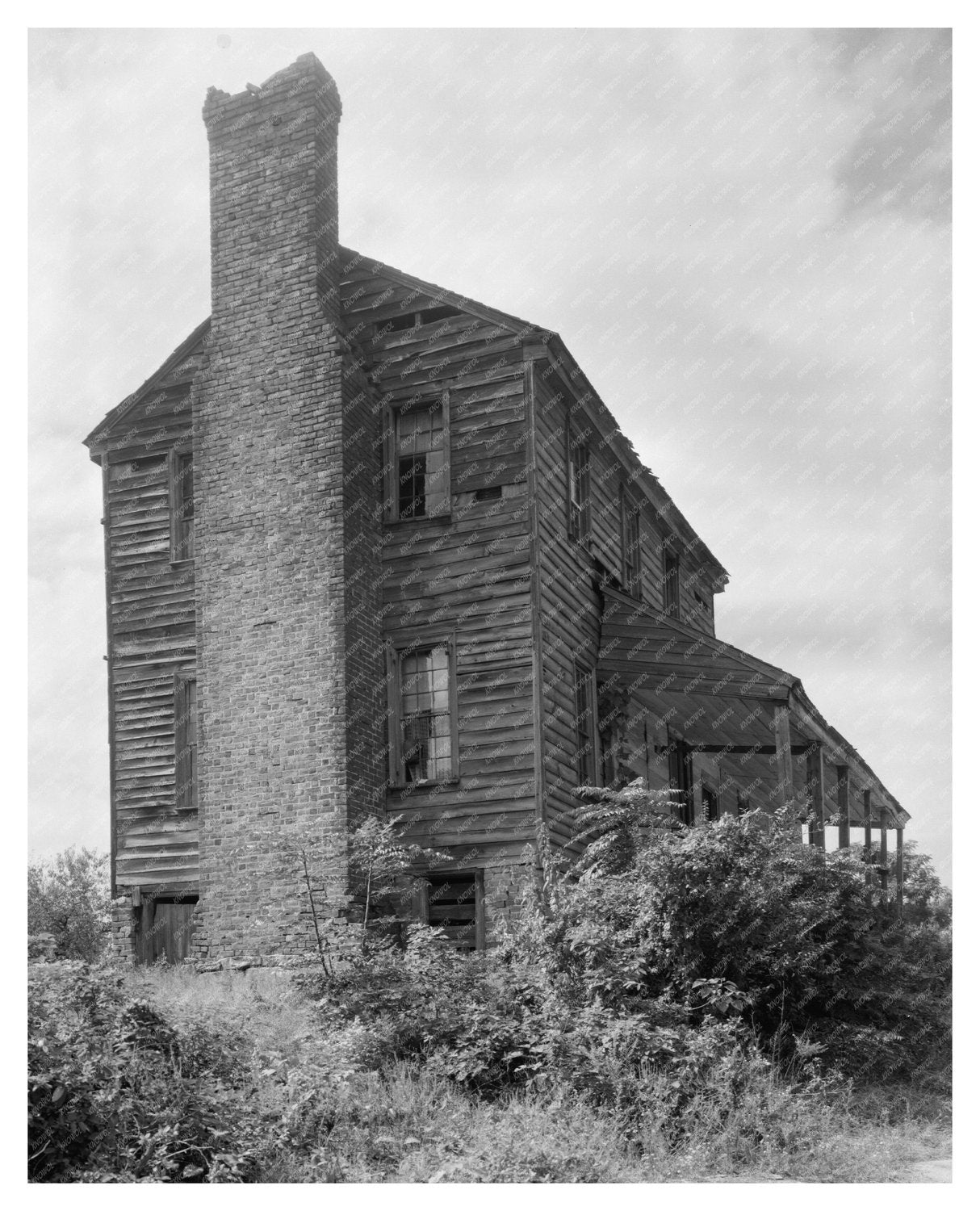 Lexington, GA Vintage Architecture Photo, 1953