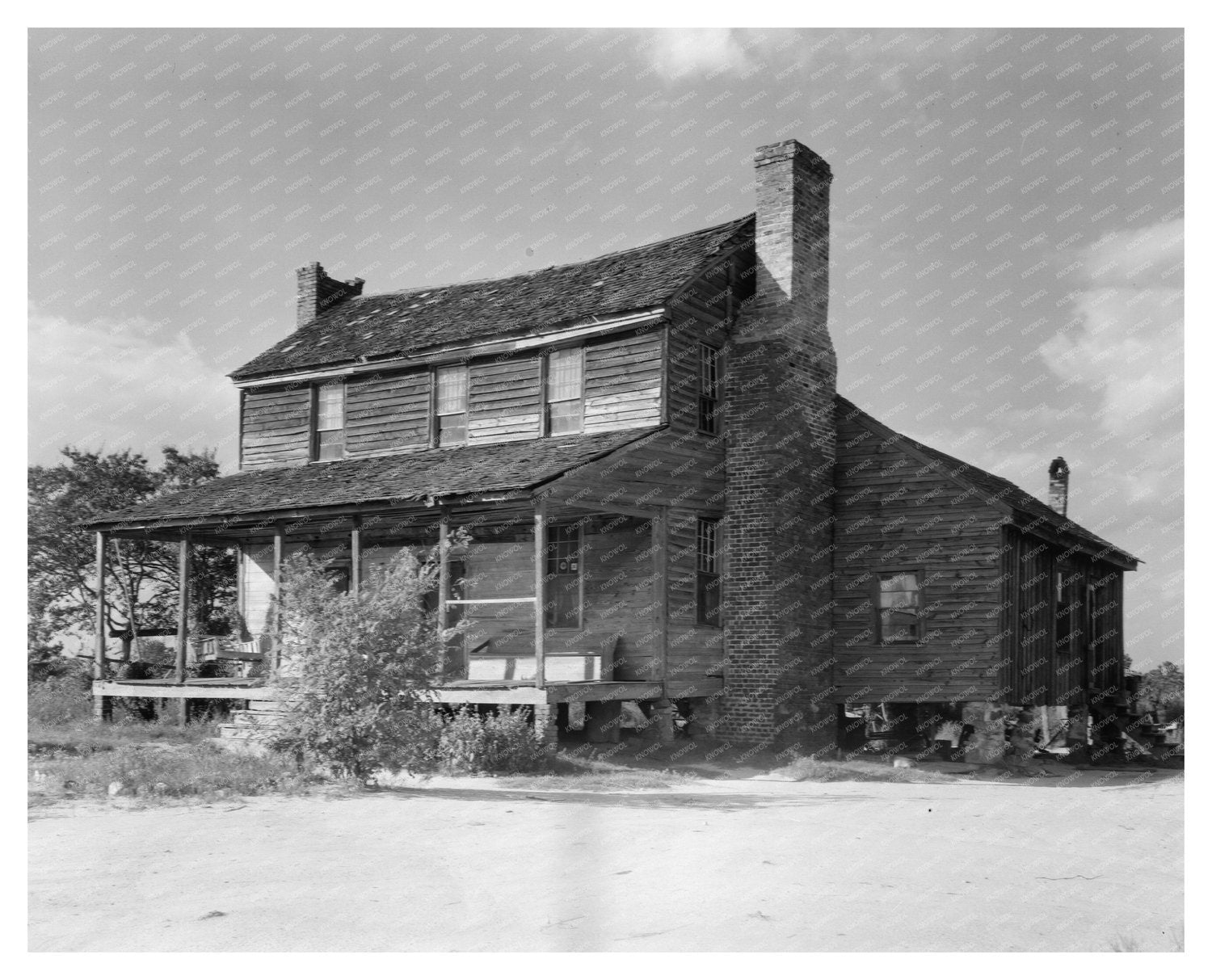 Sharon, GA Vintage House Photo - 1953 Architectural Insight