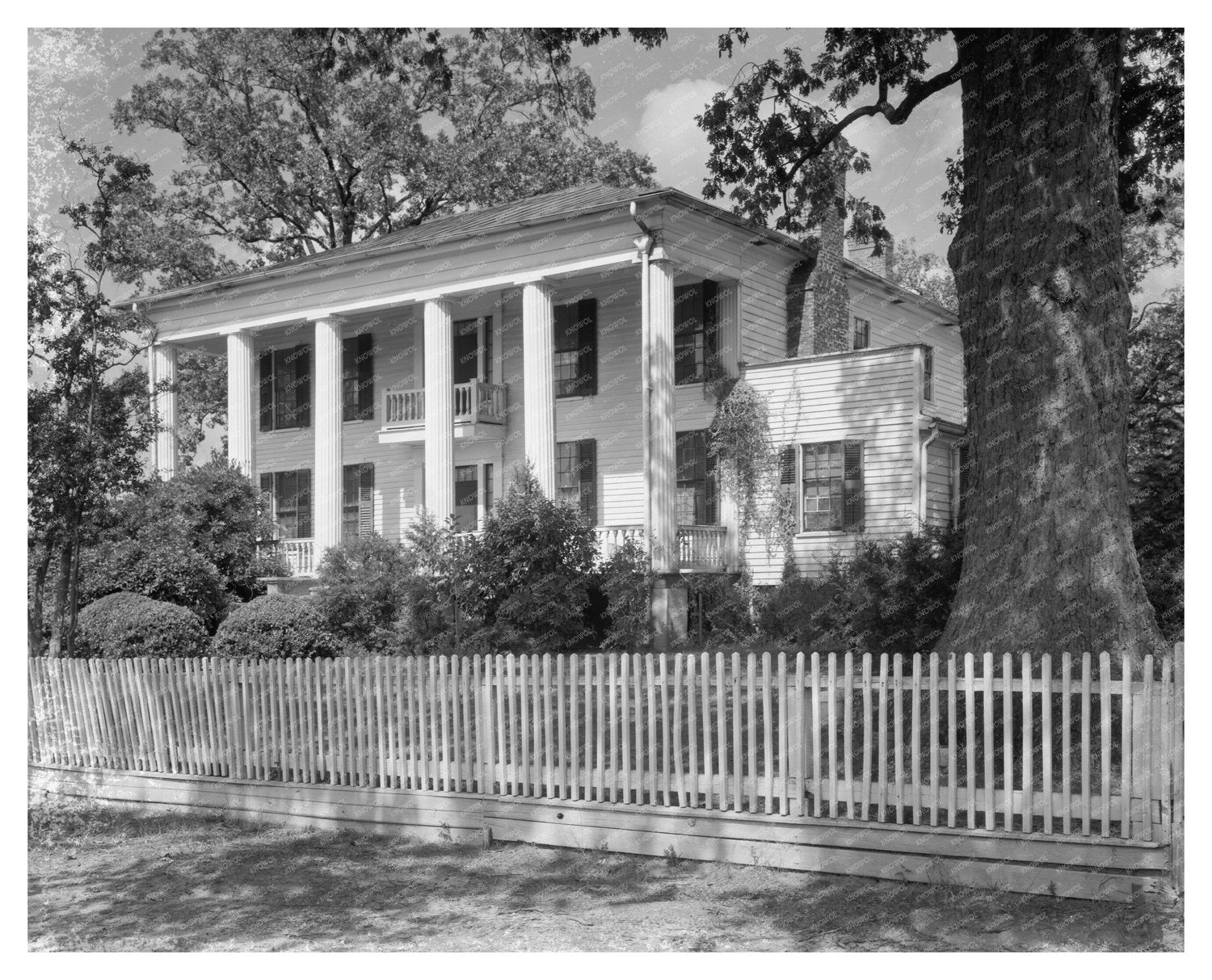 Vintage Architecture Photo in Washington, GA 1957