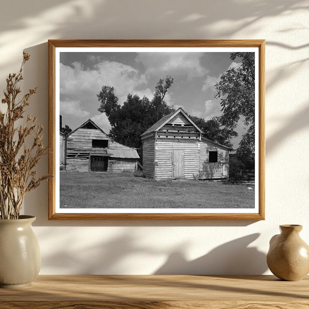 Vintage Architecture Photo, Wilkes County, Georgia, 20th Cen