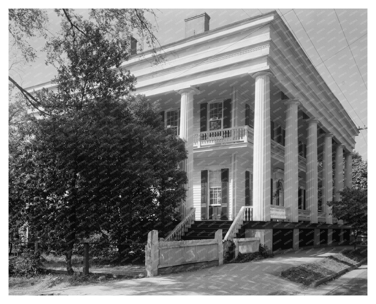 Washington GA Early 1800s Vintage Architecture Photo