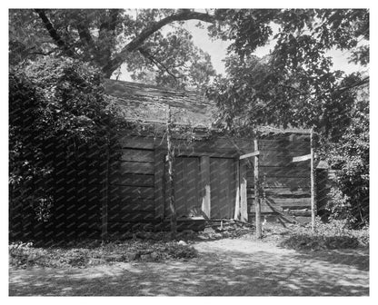 Washington, GA Vintage Outbuildings Architecture Photo 1953