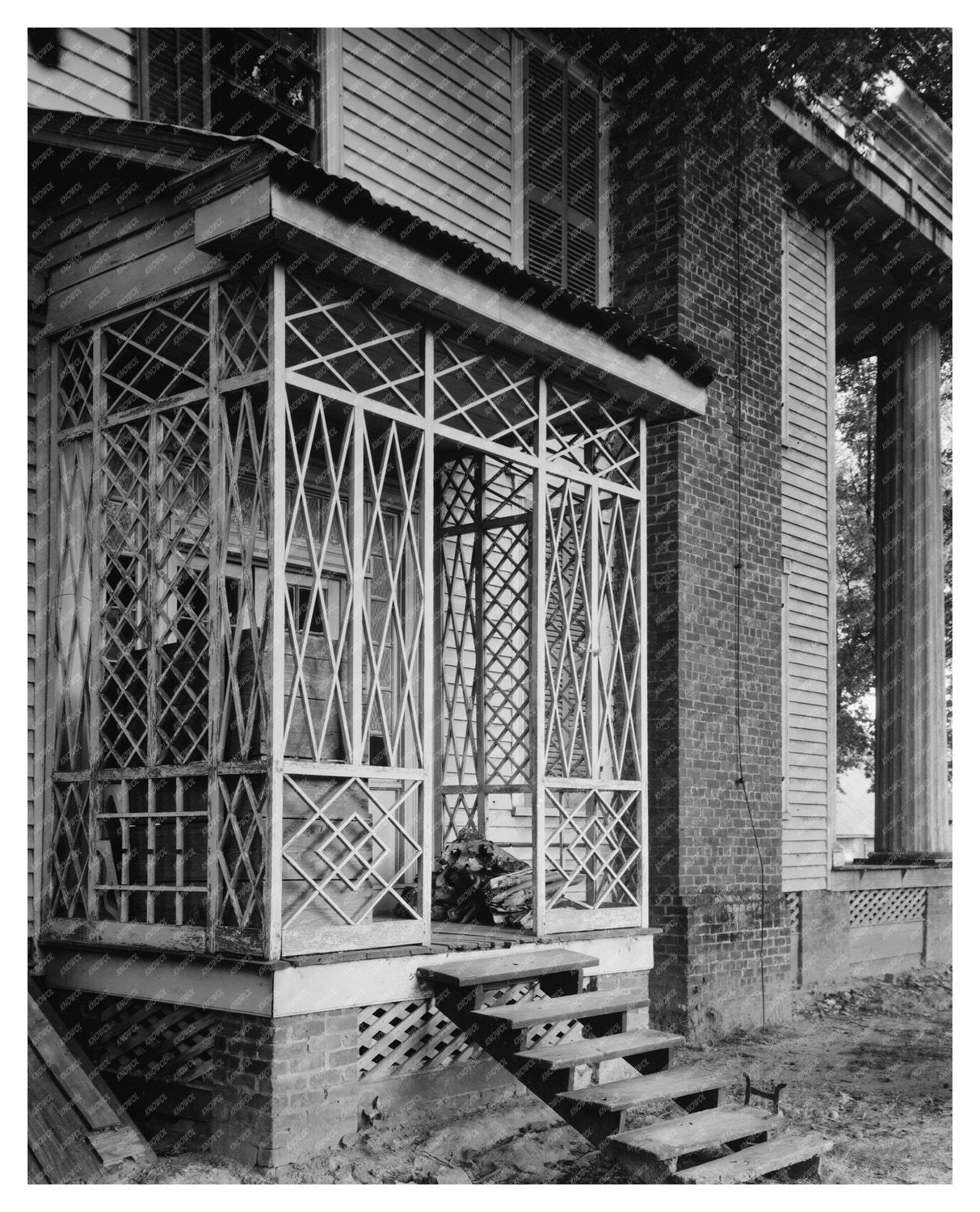 Vintage Photo of Washington, GA Architecture, 1953