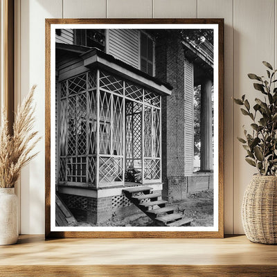 Vintage Photo of Washington, GA Architecture, 1953