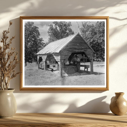 Well House in Washington, GA - Early 20th Century Photo