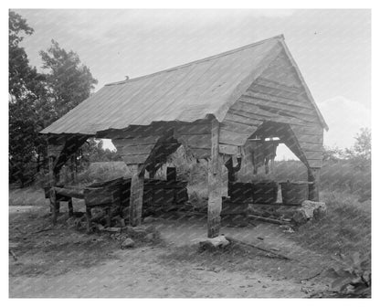 Washington GA Well House Photo, Early 20th Century