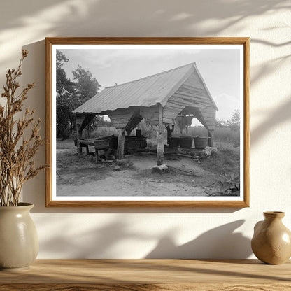 Washington GA Well House Photo, Early 20th Century