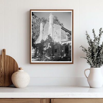Burdette House, Wilkes County, GA, 1957 Vintage Photo