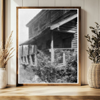 Wilkes County, GA Vintage Architecture Photo, 20th Century