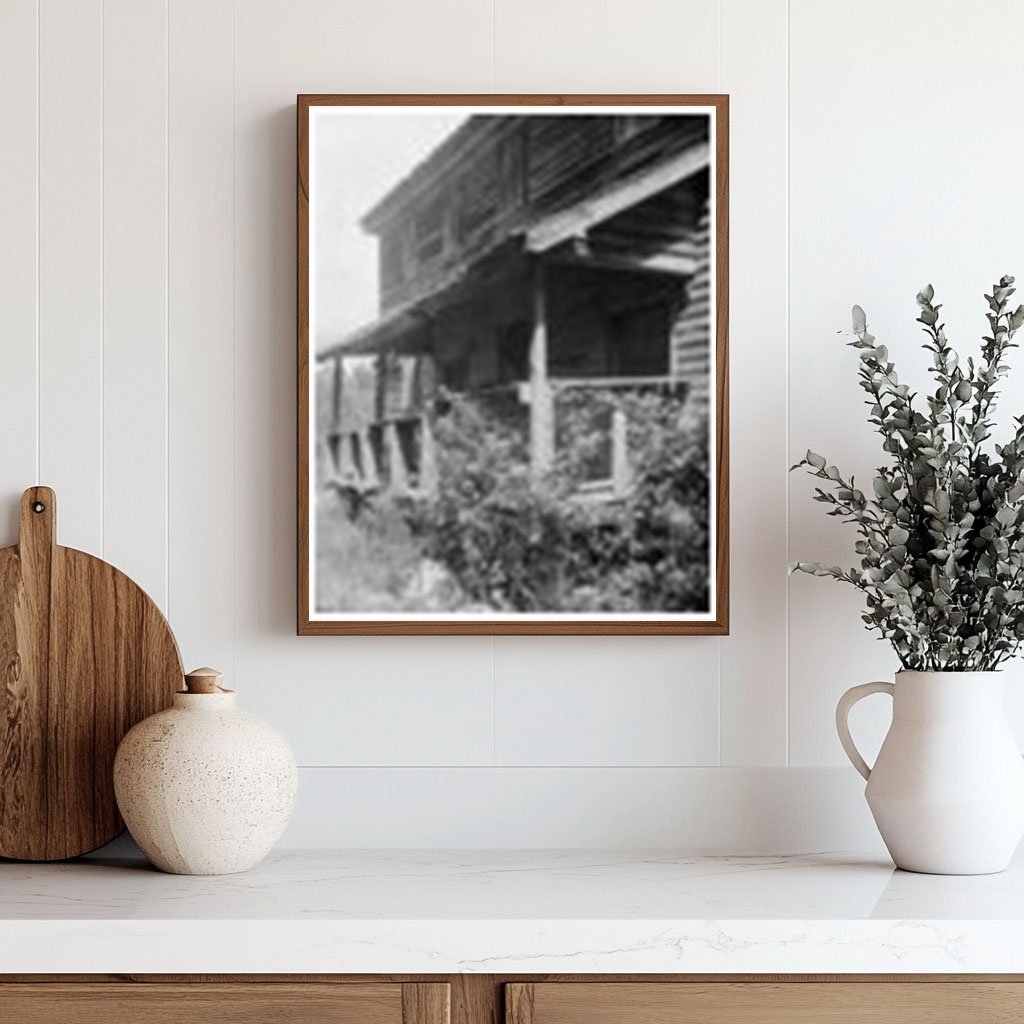 Wilkes County, GA Vintage Architecture Photo, 20th Century