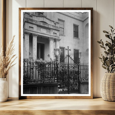 Savannah GA Architecture, Mid-20th Century Vintage Photo