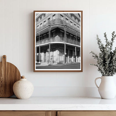 New Orleans Architecture 1849: Historic Photograph