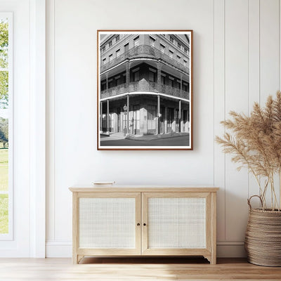 New Orleans Architecture 1849: Historic Photograph